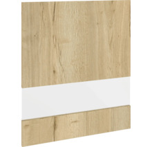 Drevená doska s bielym akcentom