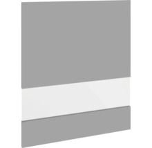 Čelný panel kuchynskej skrinky s vodorovným pruhom