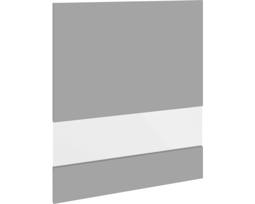 Čelný panel kuchynskej skrinky s vodorovným pruhom