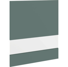 Čelo skrinky s vodorovným pruhom