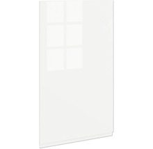 Predná strana kuchynskej skrinky so skleneným vzhľadom