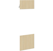 Drevená klapka na nábytok s kovaním