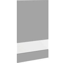 Čelo skrine s dvoma farebnými zónami