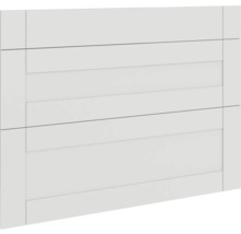 Biely plotový prvok s horizontálnym panelovým vzhľadom pre exteriér