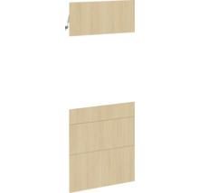 Skrinka s drevenou štruktúrou