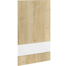 Drevená dekoračná doska s bielym akcentom