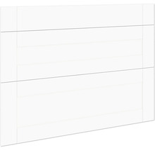 Biele posuvné dvere s vodorovnými líniami