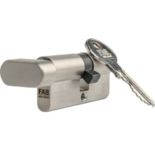 Profilový valec s kľúčom, logo FAB Assa Abloy