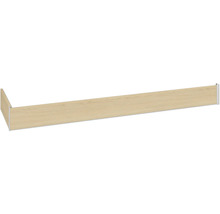 Drevená polica s kovovou konzolou