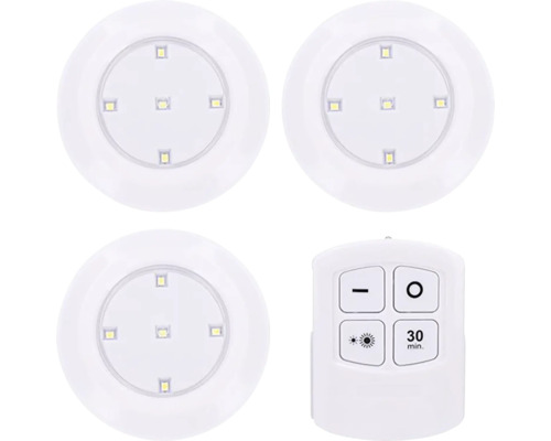 Tri LED svetlá pod skrinku s diaľkovým ovládaním