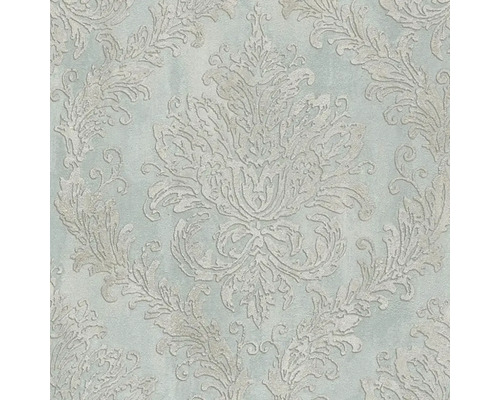 Vliesová tapeta History of Art 790493 Ornament modrá 10,05 x 0,53 m Tapeta s kvetinovým damaškovým vzorom