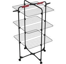 Sušiak na bielizeň s tromi úrovňami a kolieskami
