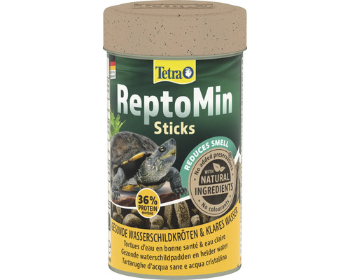 Krmivo pre vodné korytnačky Tetra ReptoMin Sticks 100 ml Tetra ReptoMin Sticks krmivo pre vodné korytnačky