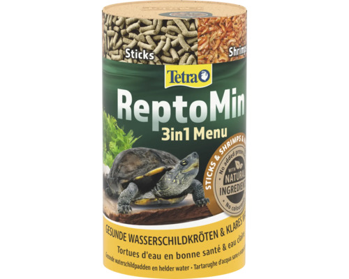 Krmivo pre vodné korytnačky Tetra ReptoMin Menu 250 ml Tetra ReptoMin 3v1 Menu krmivo pre vodné korytnačky