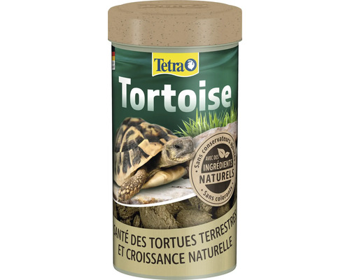 Doplnkové krmivo pre korytnačky Tetra Tortoise 250 ml Tetra Tortoise krmivo pre suchozemské korytnačky dóza