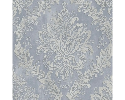 Vliesová tapeta History of Art 790491 Ornament modrá sivá 10,05 x 0,53 m Tapeta s ornamentálnym vzorom