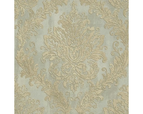 Vliesová tapeta History of Art 790492 Ornament žltá zelená 10,05 x 0,53 m Tapeta s ornamentálnym vzorom