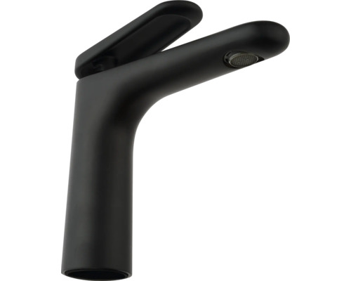 Čierna umývadlová batéria