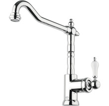 Kuchynská batéria s otočným výtokom a pákou