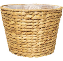 Pletený kvetináč z vodného hyacintu