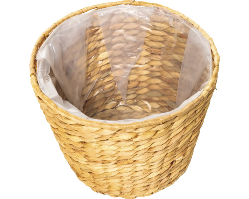 Pletený kvetináč s plastovou vložkou