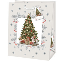 Darčeková taška s vianočným motívom a visačkou