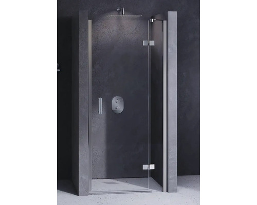 Sprchové dvere Ravak SmartLine SMSD2-100 B-R Chrome+Transparent 0SPABA00Z1 Sprchovací kút so sklenenými dverami a armatúrami
