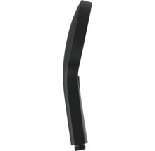 Čierne sprchové rameno ohnuté