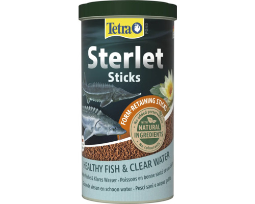 Tetra Pond Sterlet Sticks krmivo pre ryby balenie