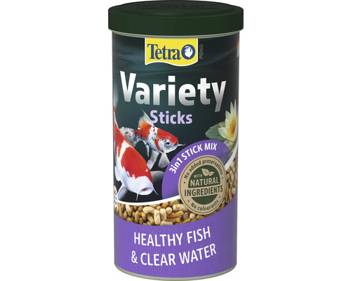 Tetra Variety Sticks krmivo pre jazierkové ryby dóza