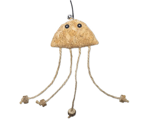 Hračka pre vtáky, korok a lano