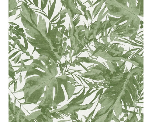 Tapeta so vzorom listov a rastlín