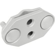 Kovový konektor so skrutkou a dvoma otvormi