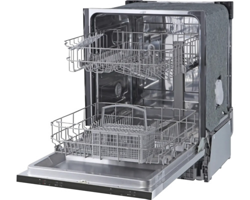 Otvorená umývačka riadu s košmi na riad