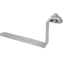 Kovový držiak odkvapu so skrutkami a maticami