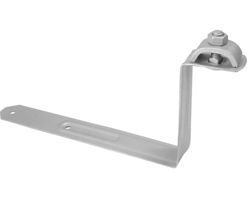 Kovový držiak odkvapu so skrutkami a maticami