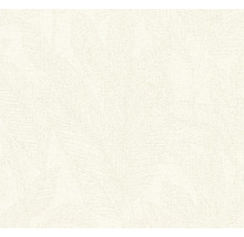 Biela tapeta s jemnou štruktúrou na dekoráciu stien