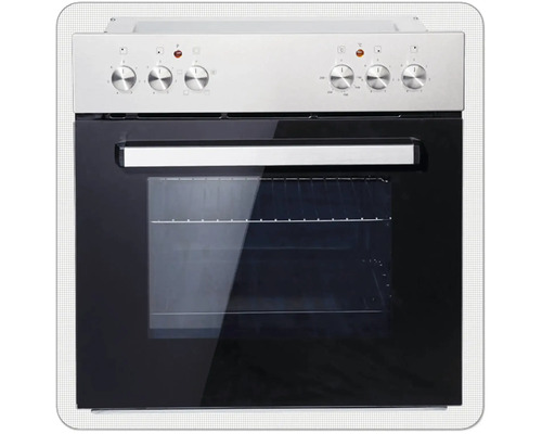 Elektrický sporák s ovládacími gombíkmi a priehľadným okienkom