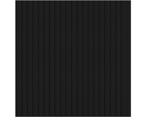 3D samolepiaci panel, zamatový vzhľad, čierny 69 x 150 cm Pohľad na fasádu s vertikálnymi panelmi