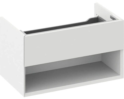 Skrinka pod umývadlo RAVAK Lite sivá 80 x 43 x 45 cm Skrinka pod umývadlo s otvorenou policou do kúpeľne