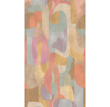 Abstraktný vzor tapety s organickými tvarmi