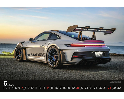 Porsche 911 GT3 RS na stránke kalendára