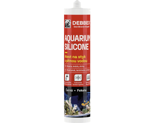 Debbex akváriový silikón, vhodný pre akváriá, terária a vitríny