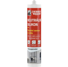Debbex neutrálny silikón na tesnenie skla