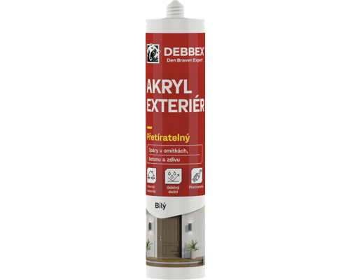 Kartuša akrylového tmelu Debbex Exterior