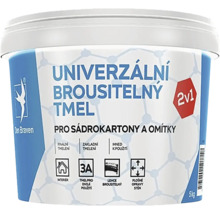 Univerzálny brúsiteľný tmel vo vedre na sadrokartón a omietku