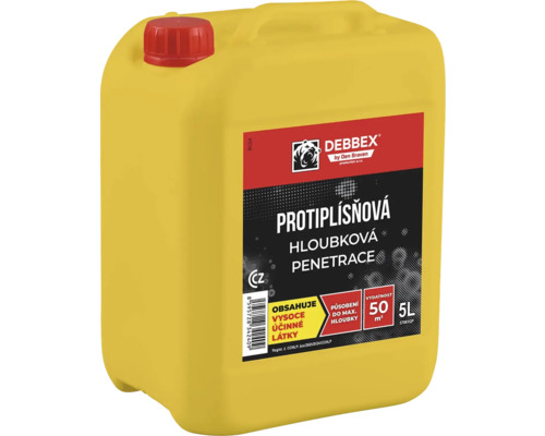 Debbex hĺbkový penetračný náter proti plesniam v 5-litrovom kanistri