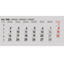 Kalendárový list február 2026
