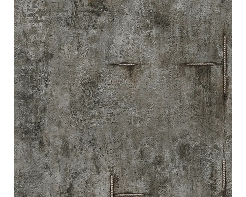 Tapeta s betónovým vzhľadom s viditeľnou výstužou