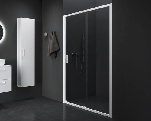 Sprchové dvere do niky RAVAK Blix II 100 cm farba rámu biela dekor skla číre sklo 0PMA0E00Z1 Kúpeľňa so sprchovacím kútom, skrinkou pod umývadlo a vysokou skriňou